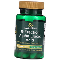 R-фракция альфа-липоевой кислоты, R-Fraction Alpha Lipoic Acid Triple Strength 300, Swanson 