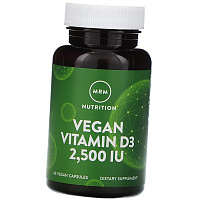 Витамин Д3 для веганов, Vegan Vitamin D3 2500, MRM