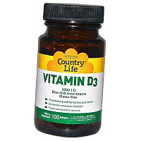 Витамин Д3, Vitamin D3 1000, Country Life