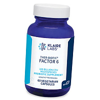 Пробиотики, Ther-Biotic Factor 6, Klaire Labs