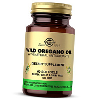 Масло Орегано с Натуральными Антиоксидантами, Wild Oregano Oil, Solgar
