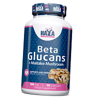 Бета-глюканы с экстрактом гриба майтаке, Beta Glucans 100, Haya