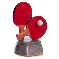 Статуэтка наградная спортивная Пинг-понг Ракетки для пинг-понга C-2478-C8