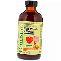 Мультивитамины для детей, Multi Vitamin & Mineral, ChildLife