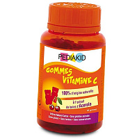 Жевательный Витамин С для детей, Vitamin C Gummies, Pediakid