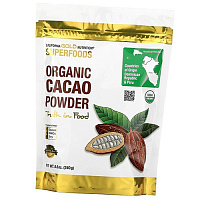 Органическое Какао, Superfoods Organic Cacao Powder, California Gold Nutrition