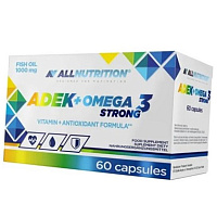 Омега 3 с Жирорастворимыми витаминами, ADEK + Omega 3 Strong, All Nutrition