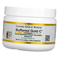 Некислый буферизованный витамин C в форме порошка, Buffered Gold C, California Gold Nutrition