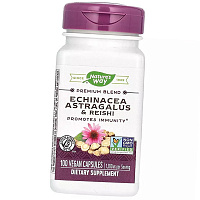 Эхинацея Астрагал и Рейши, Echinacea Astragalus & Reishi, Nature's Way
