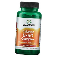 Витамины группы В, Balance B-50 Complex, Swanson