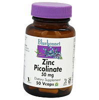 Цинк Пиколинат, Zinc Picolinate, Bluebonnet Nutrition