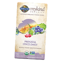 Органические Витамины для беременных, MyKind Organics Prenatal Once Daily Multi, Garden of Life