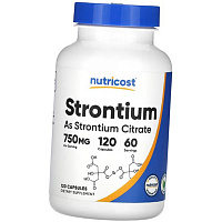 Стронций Цитрат, Strontium 750, Nutricost