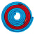 Скакалка для художественной гимнастики C-1657 ( Голубо-красный ) Offer-0