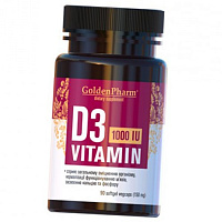 Витамин Д3, Vitamin D3 1000, Golden Pharm