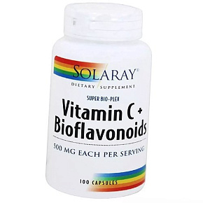 Витамин С с Биофлавоноидами, Vitamin C plus Bioflavonoid, Solaray