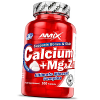 Кальций Магний Цинк, Calcium+Mg+Zn, Amix Nutrition
