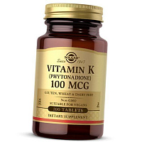 Витамин К, Vitamin K 100, Solgar