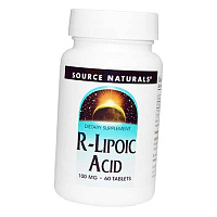 R-Липоевая Кислота, R-Lipoic Acid 100, Source Naturals 
