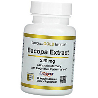 Экстракт Бакопы, Bacopa Extract 320, California Gold Nutrition