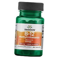 Витамин В12, Vitamin B-12 Methylcobalamin 2500, Swanson