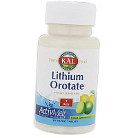Оротат Лития, Lithium Orotate 5 Tabs, KAL