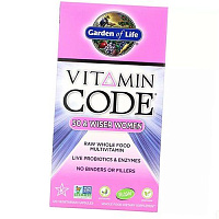 Женские Мультивитамины 50 +, Vitamin Code 50 and Wiser Women, Garden of Life