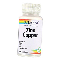 Цинк Медь, Zinc Copper, Solaray