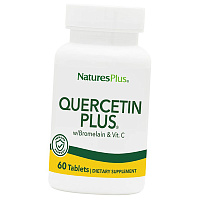 Кверцетин с Бромелайном и Витамином С, Quercetin Plus, Nature's Plus 