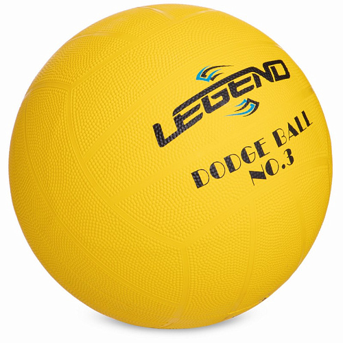 Мяч Dodgeball для игры в вышибалу DB-3284 ( Желтый)