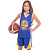 Форма баскетбольная подростковая NBA Golden State Warriors 7354 (S Сине-желтый) Offer-3