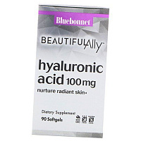 Гиалуроновая кислота, Hyaluronic Acid 100, Bluebonnet Nutrition