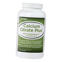 Кальций Магний Витамин Д3, Calcium Citrate Plus, GNC