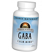 Гамма-аминомасляная кислота, GABA, Source Naturals