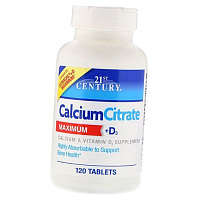 Кальций Д3, Calcium Citrate + D3 Maximum, 21st Century