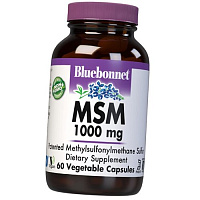 МСМ, Метилсульфонилметан, MSM 1000, Bluebonnet Nutrition