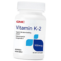 Витамин К2, Менахинон-7, Vitamin K-2 100, GNC