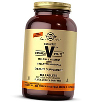 Мультивитамины без железа, Iron-Free Formula VM-75, Solgar
