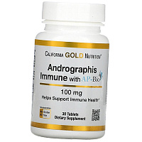 Средство для укрепления иммунитета с экстрактом андрографиса, Andrographis Immune with AP-BIO, California Gold Nutrition
