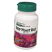 Красный дрожжевой рис, Red Yeast Rice Caps, Nature's Plus