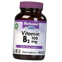 Рибофлавин, Vitamin B2 100, Bluebonnet Nutrition