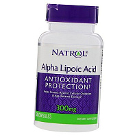 Альфа Липоевая кислота, Антиоксидантная защита, Alpha Lipoic Acid 300, Natrol 
