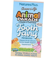Детские пробиотики для зубов, Animal Parade Tooth Fairy Children's, Nature's Plus
