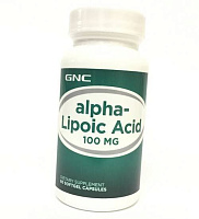 Альфа Липоевая кислота, Alpha Lipoic Acid 100, GNC 