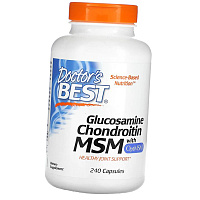 Глюкозамин Хондроитин МСМ, Glucosamine Chondroitin MSM with OptiMSM, Doctor's Best