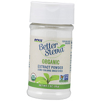 Стевия Экстракт, Better Stevia Extract Powder, Now Foods