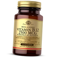 Витамин В12, Цианокобаламин, Vitamin B12 2500, Solgar