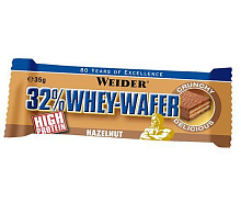 Протеиновые вафли, 32% Whey Wafer Bar, Weider