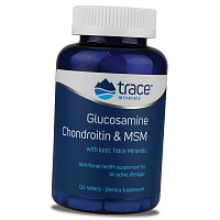 Глюкозамин Хондроитин МСМ с Минералами, Glucosamine Chondroitin & MSM, Trace Minerals
