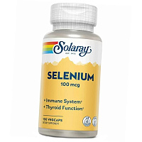 Селен, органически связанный, Selenium 100, Solaray